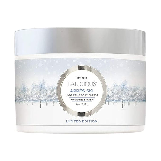 LaLicious Après Ski Body Butter - Hydrating Body Moisturizer with Shea Butter - No Parabens (8oz)