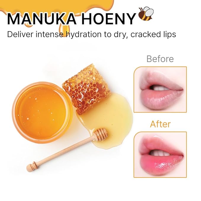 YNM Unicorn Honey Lip Balm | (+4 colors) Non-Sticky, K-beauty, High-Shine,Comfortable, Tinted Lipbalm, moisturize with manuka honey