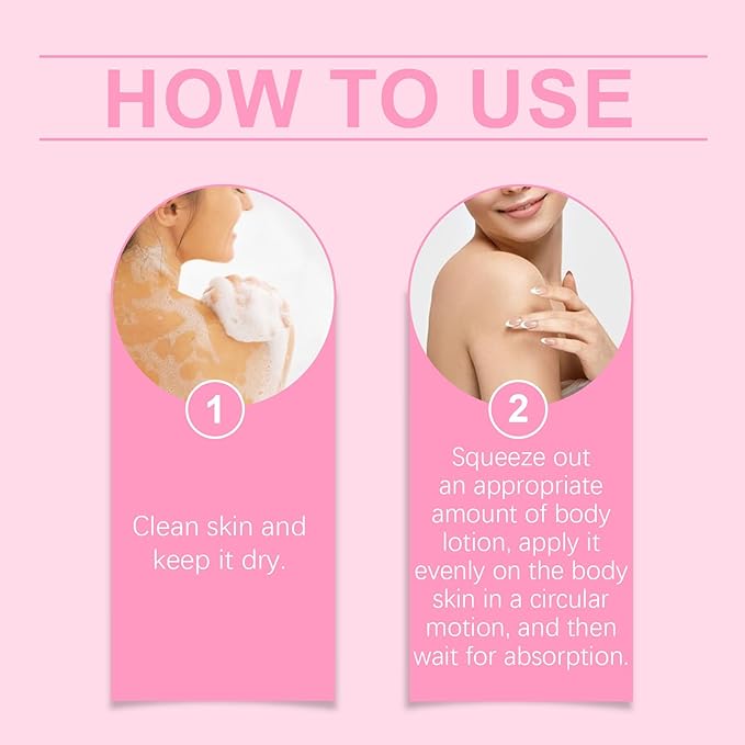2PCS Glutathione 50x Tone Up Body Lotion, Glutathione Body Cream, Moisturizing and Soft Skin Body Lotion for Women and All Skin Types