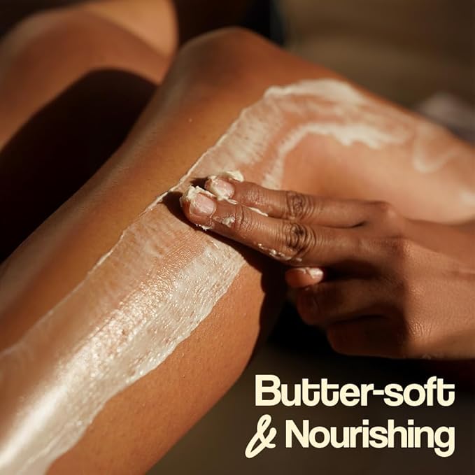 AKWAABA New Whipped Shea Body Butter (Pink Sugar) - Moisturizes, Glows & Softens Skin | Natural Raw Shea Butter | For Dry Skin | 12 oz / 340 g