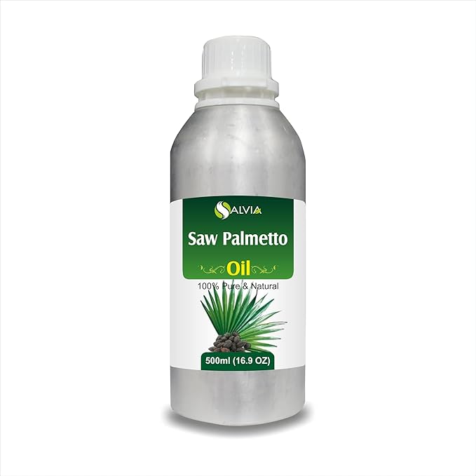 Saw Palmetto Oil - Pure & Natural Cold-Pressed Oil | Use for Skin Care & Hair Care | Used In Cream, Lotion, Shampoo, And Many Others -500 ml (16.9 Fl Oz)