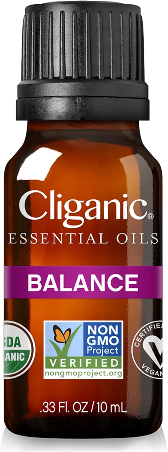 Cliganic Organic Essential Oils Blend - Happily Grounded - Breath of Balance (Packaging May Vary)