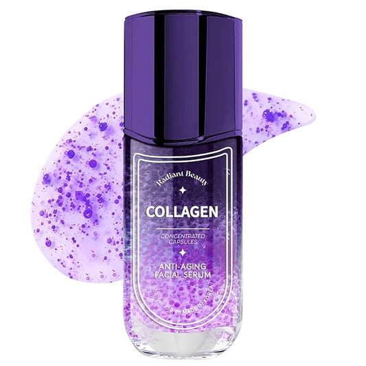 Collagen Anti-Aging Facial Serum - Deeply Moisturizing & Smoothing, Diminishes Dark Spots & Wrinkles - Dermatologist Tested, Korean Skin Care - 50mL / 1.69 fl.oz