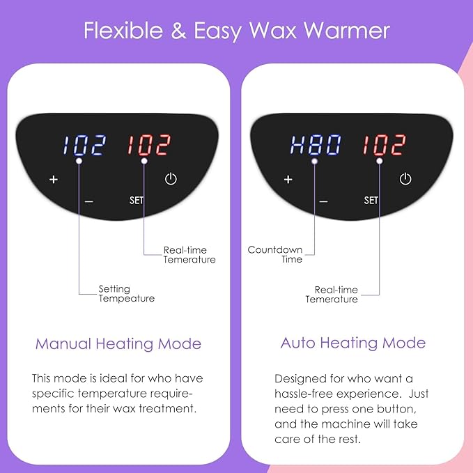 Paraffin Wax Machine for Hands and Feet - Paraffin Bath for Hand and Foot Therapy & Arthritis - Quick Heating 4000ml Paraffin Wax Warmer Kit with Wax Refills