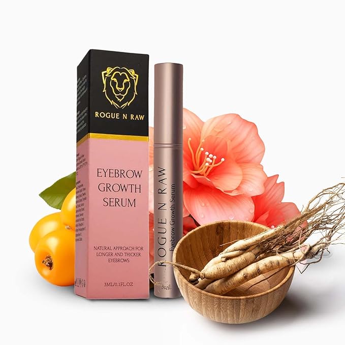 Eyebrow Growth Serum – 3ml Natural Ingredients Eyebrow Serum to Grow Thicker Brows, Eyebrow and Eyelash Enhancing Serum