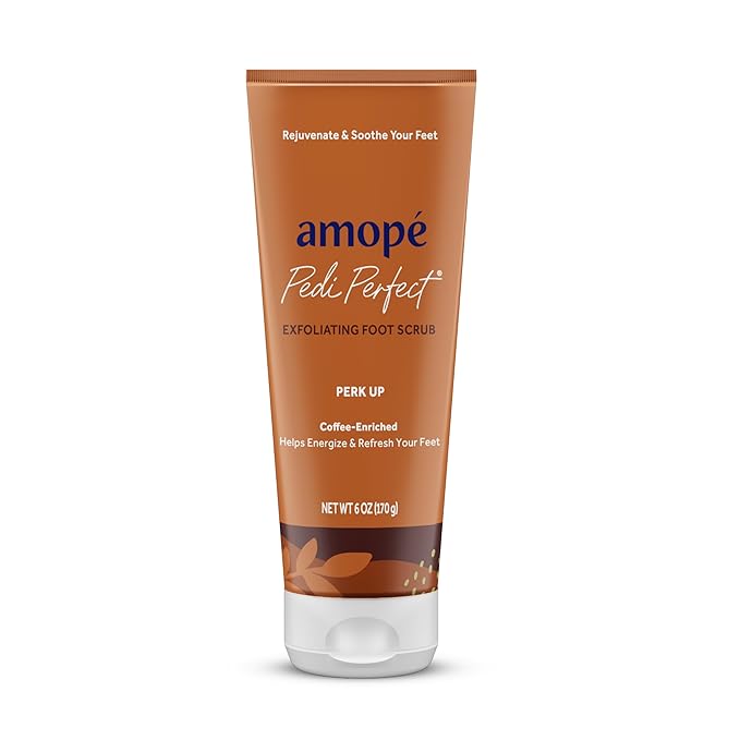 Amopé Rejuvenating Kit - Contains Exfoliating Sugar Foot Scrubs with Epsom Salt, Coffee and a Nourishing Blend of Moisturizers to Rejuvenate, Smooth, Soothe & Relax your Feet, with Foot & Leg Scrubber