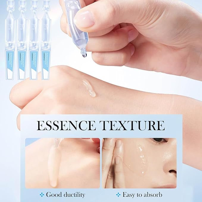 30pcs 3% Hyaluronic Acid Serum Ultra-Hydrating Vials, Ultra-Hydrating Serum Single-Use Vials, 3% Hyaluronic Acid Serums for Face, Hyaluronic Acid Tubes, Hyaluronic Acid Tubes