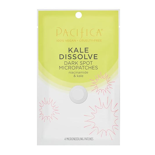 Pacifica Dark Spot Dissolving Micropatches – Microneedling Dots with Niacinamide, Tranexamic Acid & Kale to Fade Post-Acne Marks and Age Spots, Brightening Patch Treatment, Clean Vegan Skincare