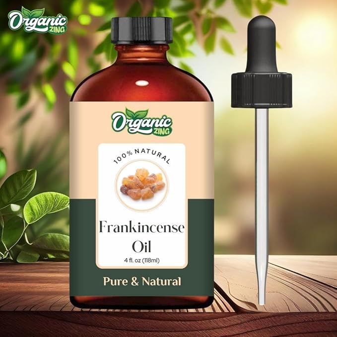 Frankincense (Boswellia) Oil | Pure & Natural Essential Oil for Skincare, Hair Care, Aroma and Diffusers - 118ml/3.99fl oz