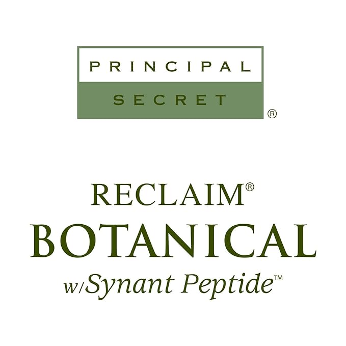 Principal Secret reclaim BOTANICAL Anti-Aging Radiant Recovery Fluid Eye Cream Plant Based Retinol, Argireline, Squalane, Peptides, Ceramides Hyaluronic Acid for Dark Circles & Wrinkles 0.5oz