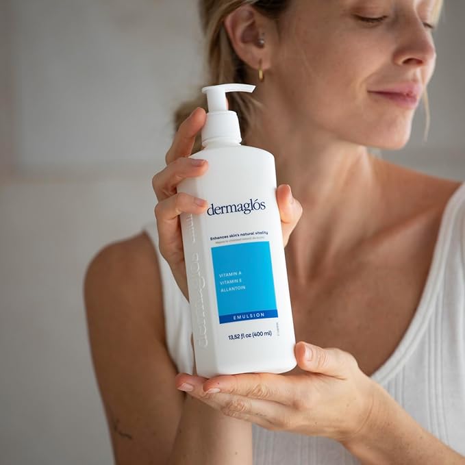 Skincare Set | Ultra Volume Facial Night Cream Moisturizes And Improves The Appearance Of Wrinkles And Skin 1,76 oz + Vitamin A Body Emulsion Protective and Regenerating Formula 13,52 oz