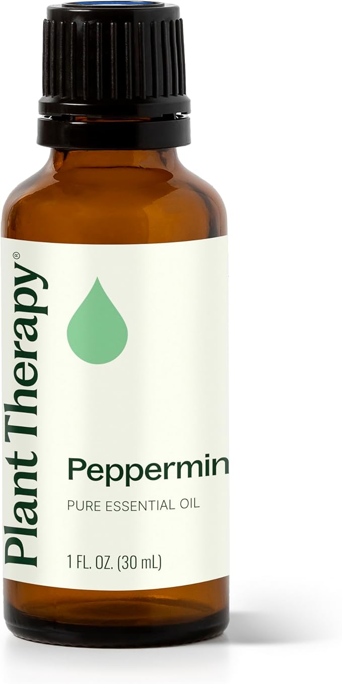 Plant Therapy Peppermint Essential Oil 30 mL (1 oz) 100% Pure, Undiluted, Natural Aromatherapy for Diffuser & Topical Use, Relaxation, Digestion, Respiratory, & Massage, Peppermint Oil for Skin & Hair