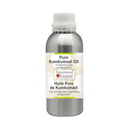 Pure Kumkumadi Oil For Blemishes Free and Radiant Skin Premium Therapeutic Grade for Hair, Skin & Aromatherapy 630ml (21 oz)