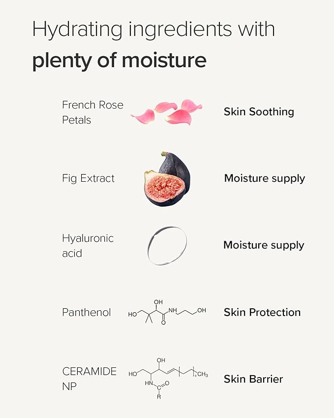 Mary&May Vegan Rose Hyaluronic Hydra Wash Off Mask - Cream Caly Mask for Moisturizing, Pore Purifying, Skin Softening - Korean Skincare, 4.23oz.