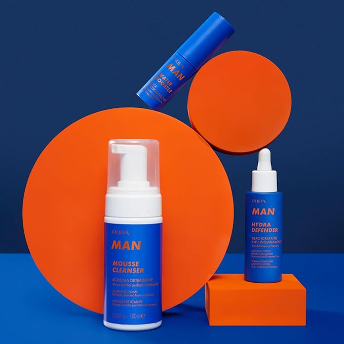 Pupa Milano Hydra Defender Anti-Pollution Hydrating Serum, 001, 1.01 oz - Facial Moisturizer - With Hyaluronic Acid - Face Serum for Face and Beard