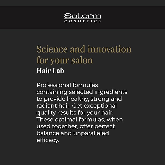 SALERM - Damaged Hair Mask - Multi-Proteins Hair Lab - 1000 ml - Helps Replenish Natural Keratin - Adds Volume and Strength - Paraben-Free