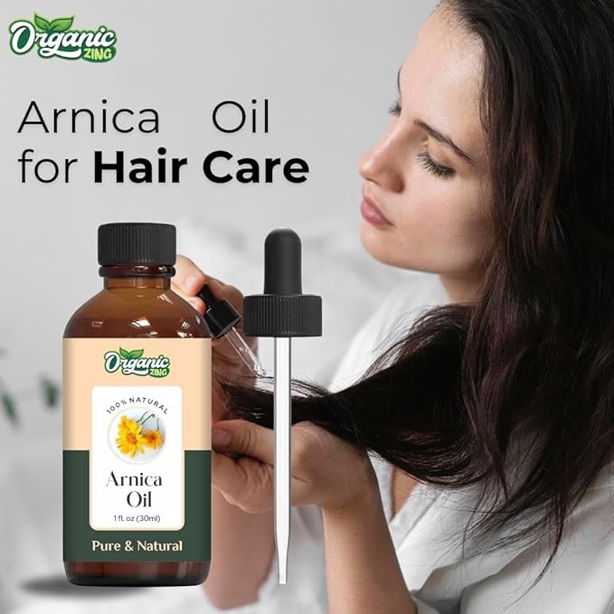 Arnica (Arnica Montana) Oil | Pure & Natural Essential Oil for Skincare, Hair Care & Massage - 30ml/1.01fl oz