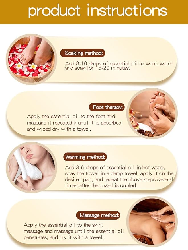 3 Pack Lymphatic Drainage Ginger Oil, Promote Blood Circulation Metabolism SPA Massage Oil.