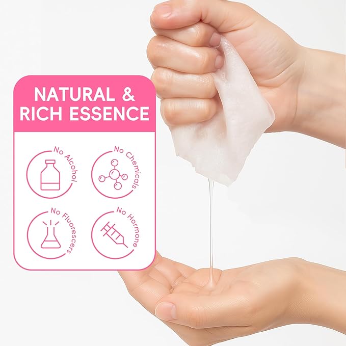 Fruit Face Masks Skincare, Facial Masks for Women, Skin Care for Teens Girls 10-12, Sheet Masks Beauty with Natural Ingredients, Moisturize & Soothe for All Skin Type, Birthday Party Spa Gift 25 Pack