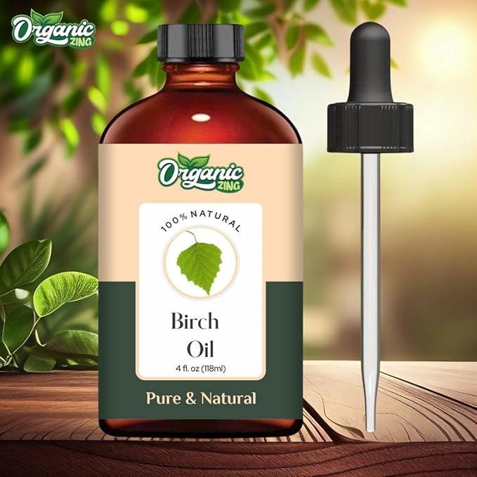 Birch (Betula) Oil | Pure & Natural Essential Oil for Skincare, Hair Care, Aroma & Diffusers - 118ml/3.99fl oz