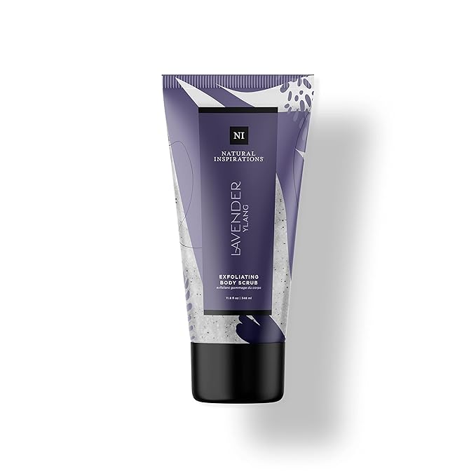 Natural Inspirations Lavender Ylang Exfoliating Face + Body Scrub 6oz
