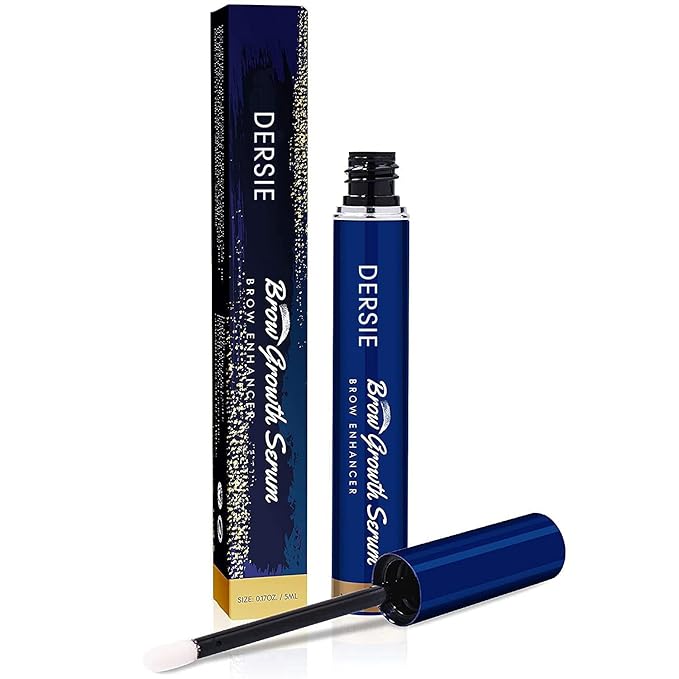 Dersie Eyebrow Growth Serum Rapid: for Thicker Brows in 4 Weeks (Pack of 2)