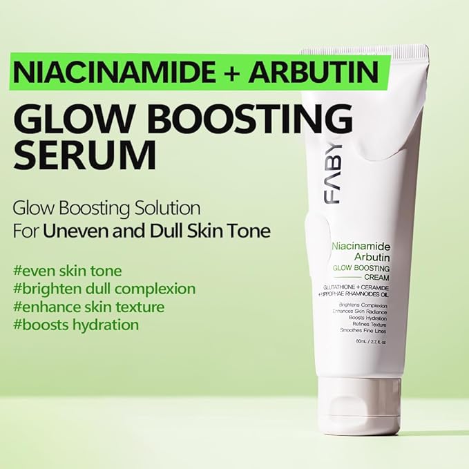 Fabyou Daily Niacinamide Arbutin Lightweight Korea Skin Care Glow boosting Set, Hydrating & Brighten with 10% Niacinamide, Arbutin and Vitamin C, Salicylic Acid, for pore Control