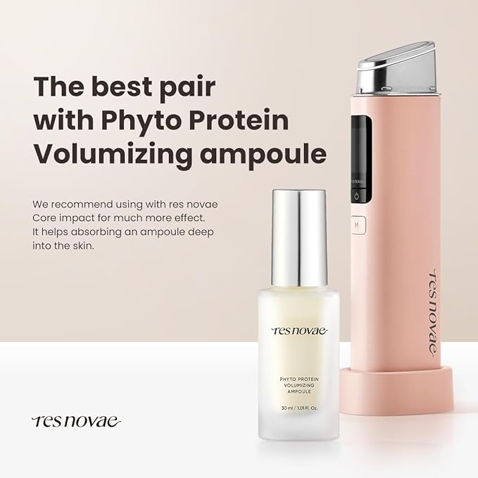 Phyto Protein Volumizing Serum – 15ml (0.5 fl oz) Facial Treatment with Botanical Extracts and Peptides – Skin Firming, Radiance Boost, Hydrating, Plumping, Tone Enhancing