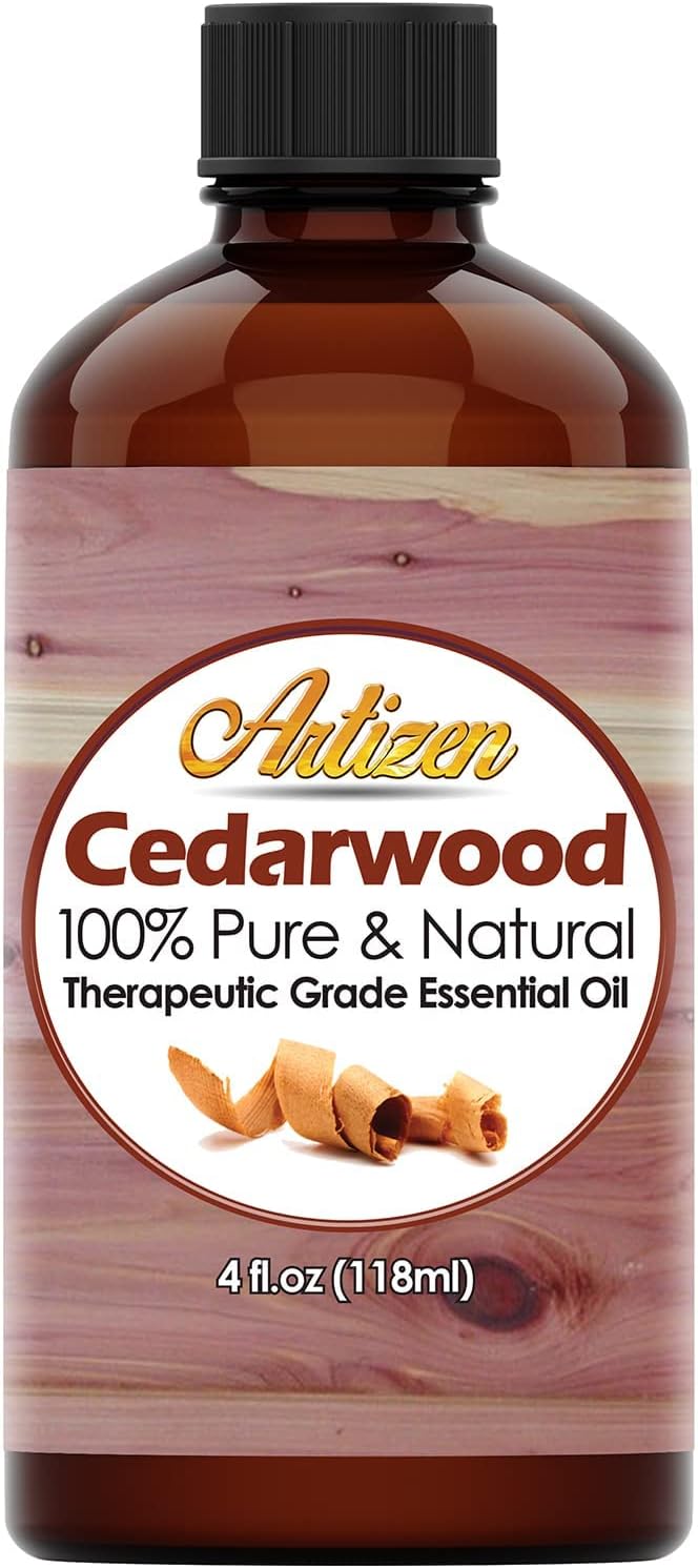 Artizen 4oz Oils - Cedarwood Essential Oil - 4 Fluid Ounces