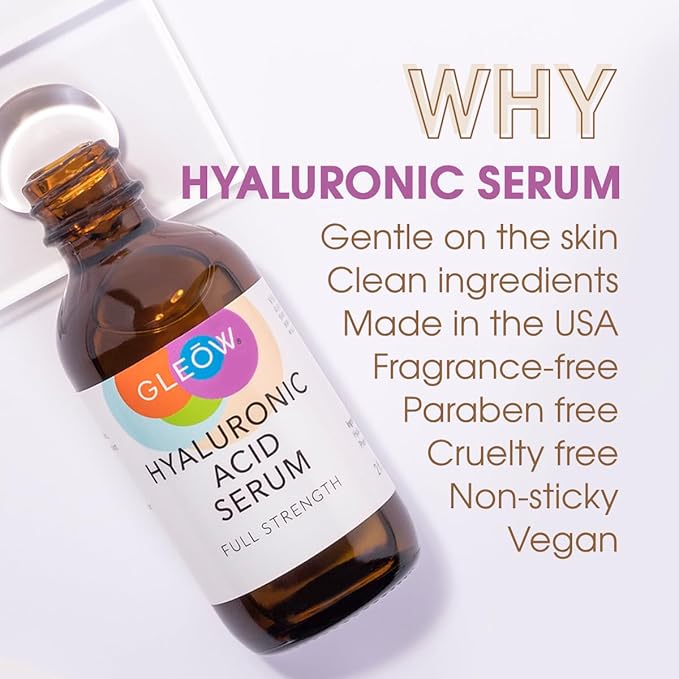 New 2024 Pure Hyaluronic Acid Serum for Face - Hydrating Serum for Women - Hyaluronic Acid Pure Face Serum for Women - Face Serum for Dry Skin with Dark Spots 2oz