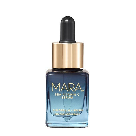 MARA - Natural Chlorella + Reishi Sea Vitamin C Serum | Plant-Based Skin Care | Skin Firming With Moringa + Squalane (0.5 oz | 15 ml)