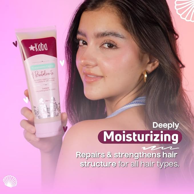 D'Luchi Kaba Revitalizing Hair Treatment with Grapes, Cinchona and Horsetail for Thicker & Fuller Hair, Moisturizing and Restoring Hair Treatment - 7.8 Oz