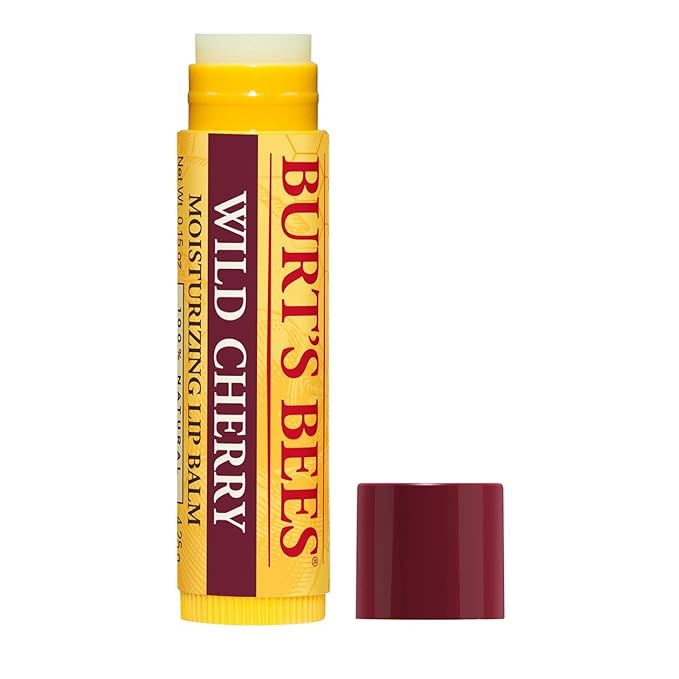 Burt's Bees Moisturizing Lip Balm, Wild Cherry, 0.15 Ounce