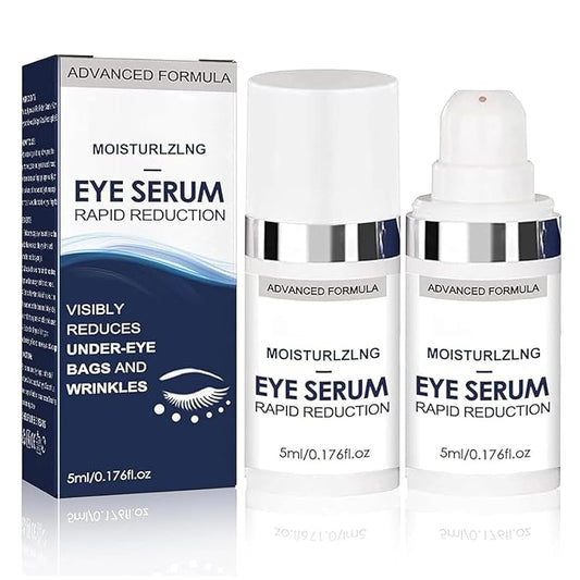 Rapid Reduction Eye Serum, Anti Aging Serum Visibly Reduces Under-Eye Bags, Sunlit Rose- Satin Finish, Nourishing Eye Serum, Suitable For All Skin Type(2PCS)