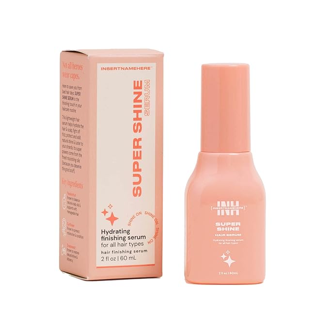 INH Super Shine Hair Serum | Nourishing, Glossy Finishing Serum | Prevents Breakage, Fights Frizz and Flyaways. For all Hair Types. Travel Size