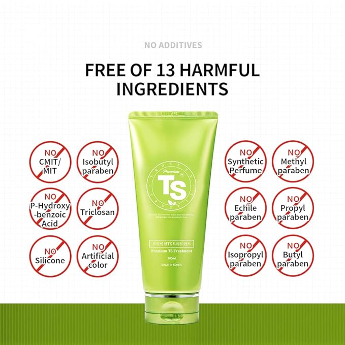 Premium TS Treatment (6.8 Fl Oz) | Therapy for Dry, Damaged hair and Scalp| Phytoncide Scent with Essential Oil & Biotin & Natural Ingredients | Sulfate Free | Men & Women (All Hair Types)