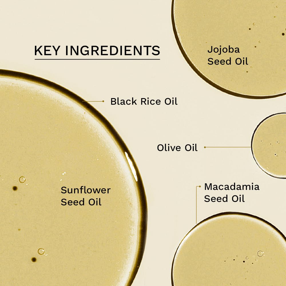 HARUHARU wonder Black Rice Moisture Cleansing Oil, 5.1 fl oz, Double Cleansing, Daily Makeup remover, Pore Oil Cleanser, Korean Skincare for sensitive, normal and Oily Skin