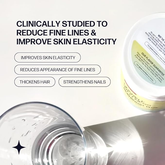 Sparkle Wellness Skin Boost Plus (No Flavor) [50-Serves] | Collagen Powder Supplement with VERISOL Bioactive Hydrolyzed Collagen Peptides, Vitamin C & Hyaluronic Acid