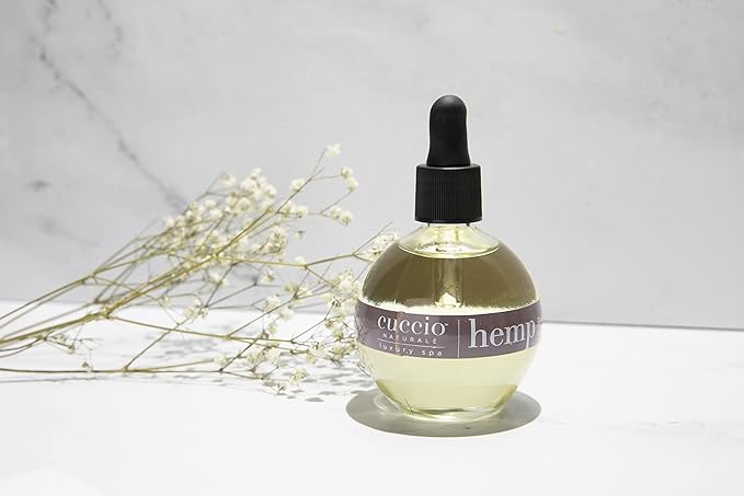 Cuccio Naturale Hemp Revitalizing Oil With Capuacu And Chia - Renewing Body Oil - Moisturizing Therapy To Repair Dry Skin - All Natural, Paraben Free Formula - Hands, Feet And Body - 2.5 Oz