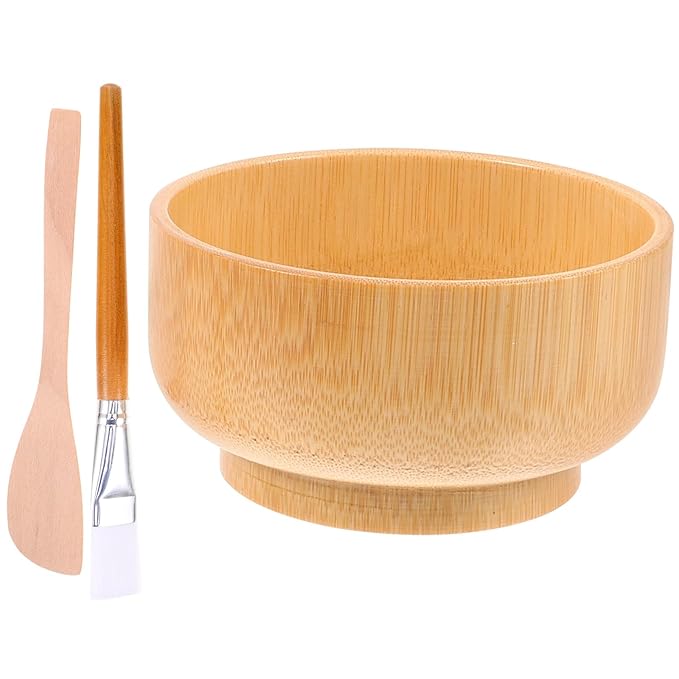 2 sets Facial Mask Mixing Bowl and Brush Kit Practical Clay Mask Tool for Skincare Includes Applicator Brush and Mixing Bowl for Home Beauty Treatments