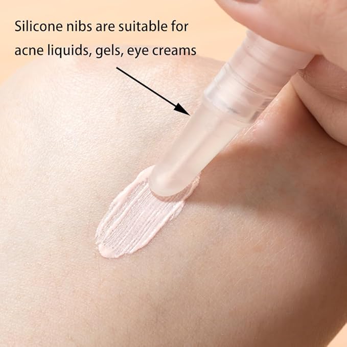 18 pcs Transparent Twist Pens, 5ml 3ml 2ml Empty Nail Oil Pen with Brush Tip, Cosmetic Lip Gloss Container Applicators, Eyelash Growth Liquid Tube, Cuticle Oil Pen