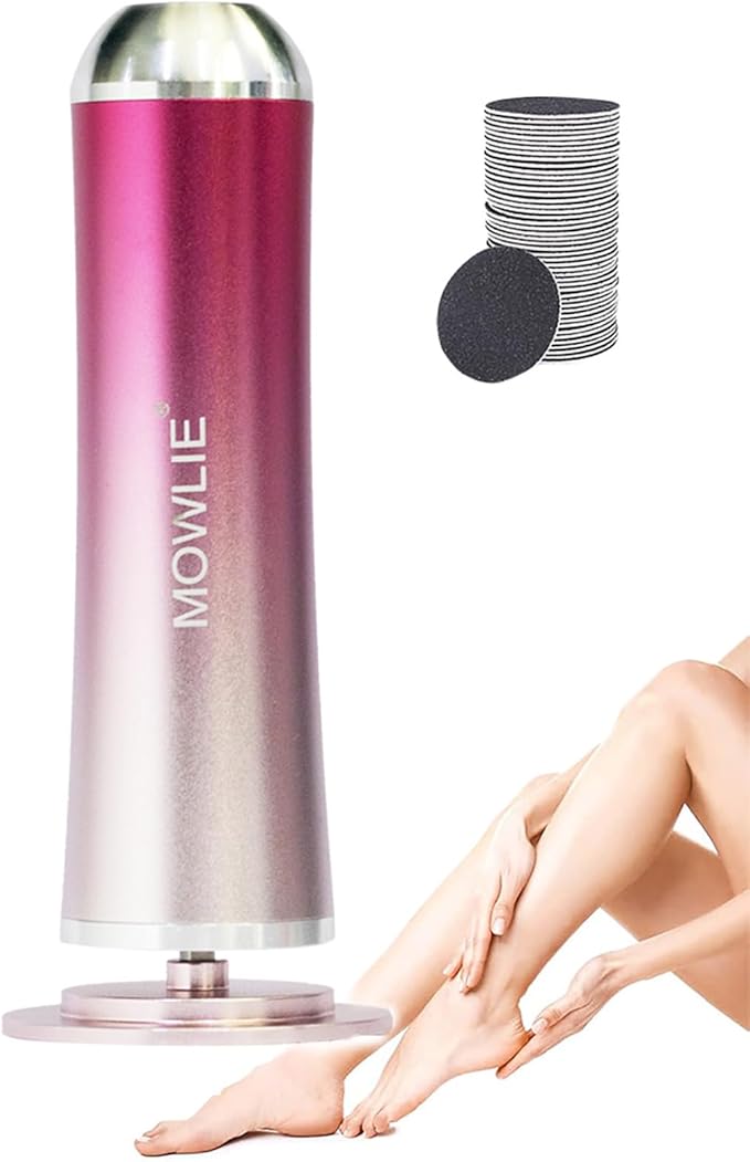 Electric Foot Callus Remover,Foot Scrubber & Callus Remover for Feet Foot Spa Pedicure Tool with 60 Grinding Discs Professional Electric Foot File Ideal for Nurses Teachers Workers