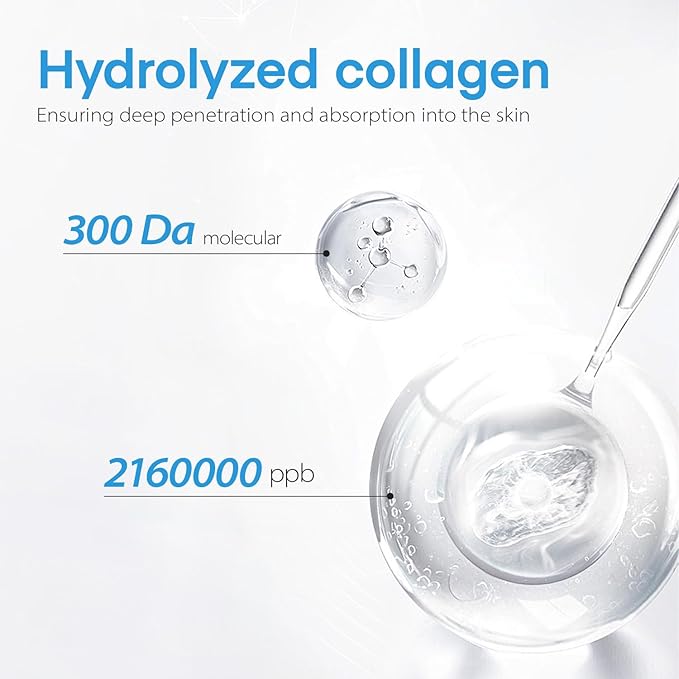 Dongyu Collagen Under Eye Patches: Deep Real Collagen Overnight Eye Gels Mask With Caffeine Peptides Niacinamide - Dark Circles Puffiness Wrinkles Improvement - Neck Smile Line Pads - 8 Pairs