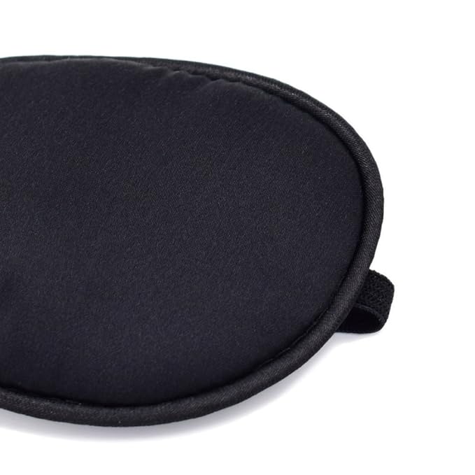 Akak Store 100% Mulberry Silk Pirate Eye Patch for Boys Kids to Reat Lazy Eye/Amblyopia/Strabismus - Not Light Leak,Smooth,Soft and Comfortable（Small,Black）