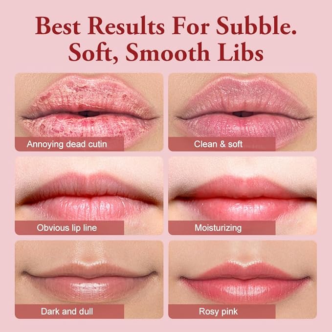 Strawberry Lip Scrub And Mask Set, Lip Scrub Kit, Lip Scrub Set, Sugar Lip Scrub Exfoliator, Lip Scrub For Dark Lips To Lighten, Lip Care Kit, Sleeping Lip Mask, Lip Mask Pack, 1.4 oz / 2-piece