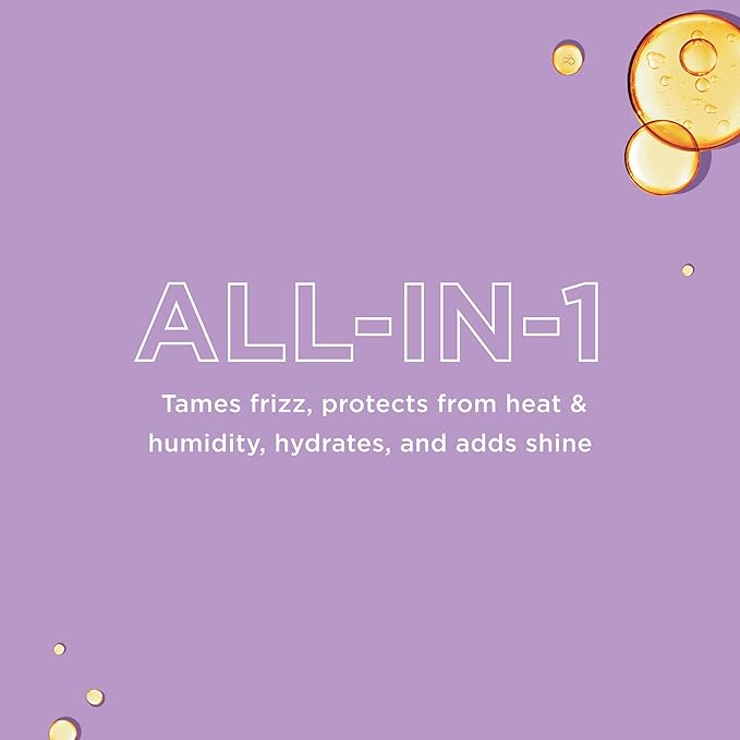 John Frieda Frizz Ease Extra Strength Hair Serum, Instantly Smooths for Healthy, Hydrated, Frizz-Free Hair, for Thick and Coarse Hair, with Argan, Coconut, and Moringa Oil for Heat Protection, 1.69 Oz