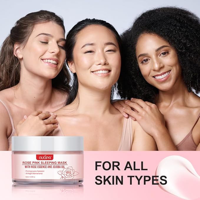 Organic Rose Face Clay Mask, Wash Off Repairing Facial Mask Skincare,Anti Wrinkle Remove Dark Circle Foot Facial Skin Care Treatmet for Women,Men Daily