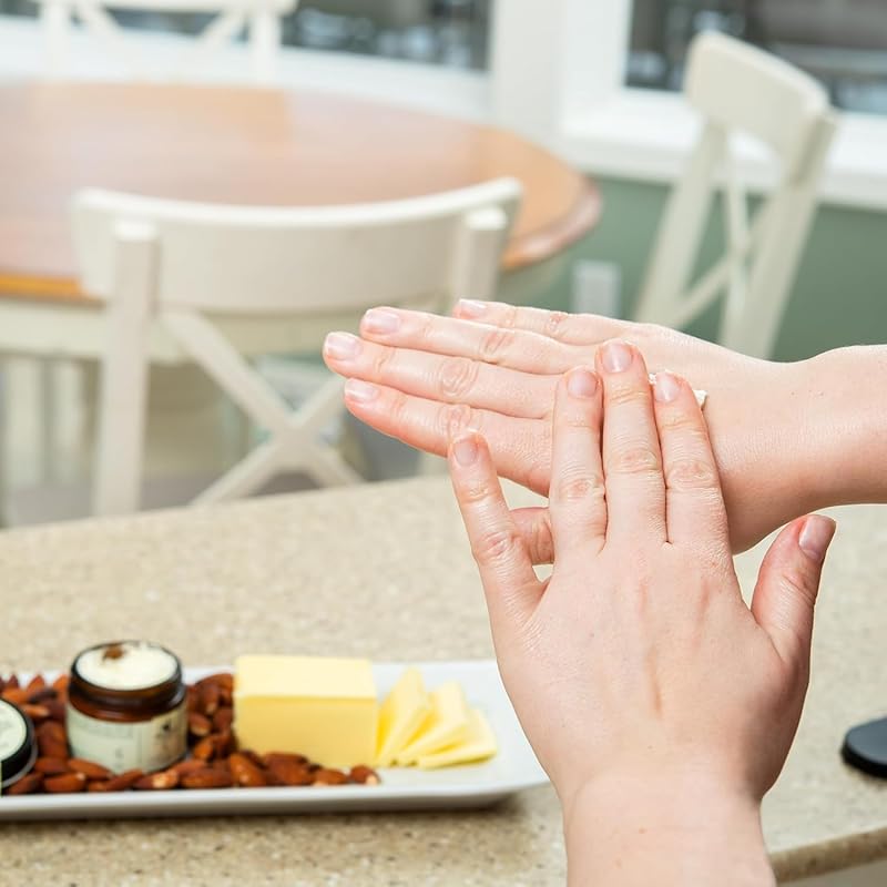 Handmade Whipped Tallow Balm (Butter Almond): Fragrance-Free, No Essential Oils - 1.3 oz