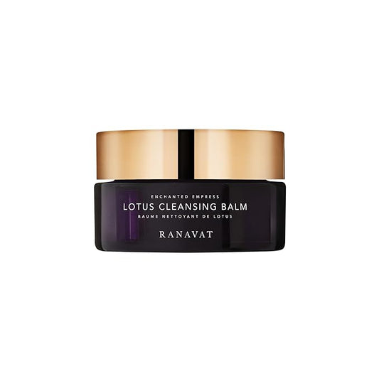 RANAVAT Lotus Facial Cleansing Balm - Gel to Milk Makeup Remover Balm for Balanced & Restored Skin - Resurfacing Facial Cleanser with Blue Tansy Oil + Jasmine (3.4 oz)