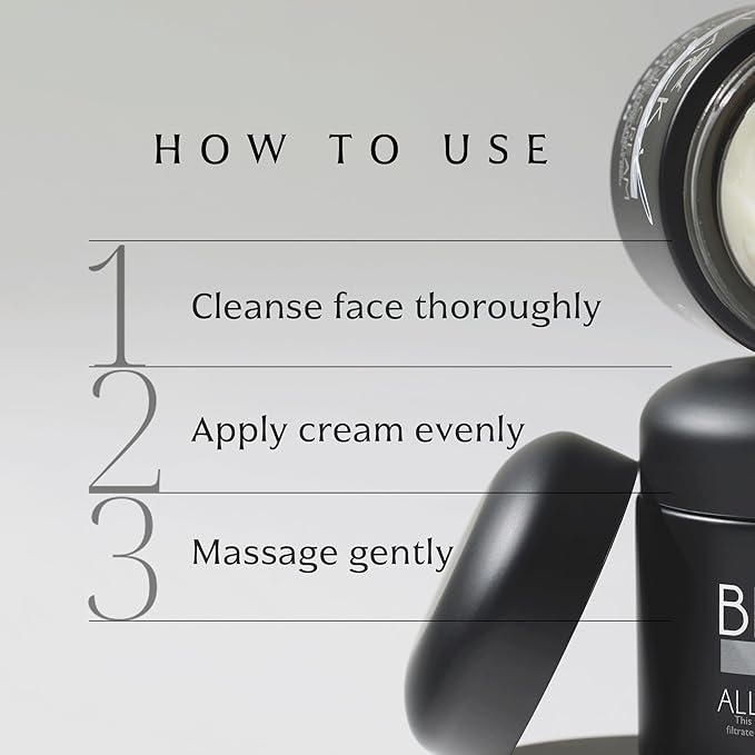 MIZON Black Snail All In One Cream Intensive Korean Skin Care Facial Moisturizing Snail Mucin Extract Travel Size (1.18 fl oz)